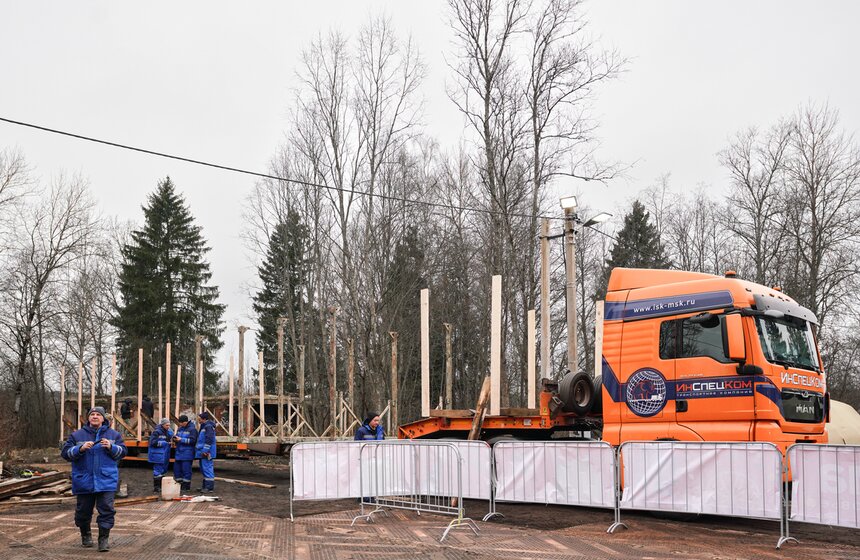 В Подмосковье выбрали и подготовили главную новогоднюю елку для Кремля 16 фото