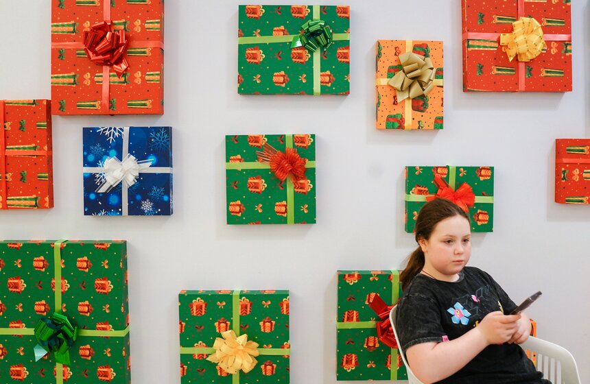 Площадка проекта "Зима в Москве" открылась на Воробьевых горах 16 фото