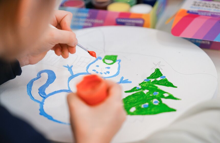 Площадка проекта "Зима в Москве" открылась на Воробьевых горах 10 фото