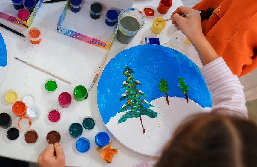 Площадка проекта "Зима в Москве" открылась на Воробьевых горах 21 фото