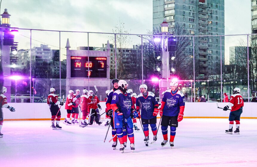 Благотворительный хоккейный матч в поддержку участников СВО прошел в Москве 31 фото