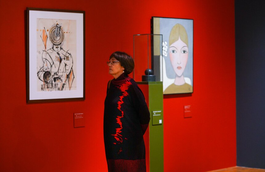 Выставка "Владимир Немухин. Игра в абстракцию" открылась в Москве 16 фото
