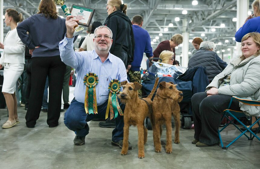 Международная кинологическая выставка "Евразия" прошла в Москве 18 фото