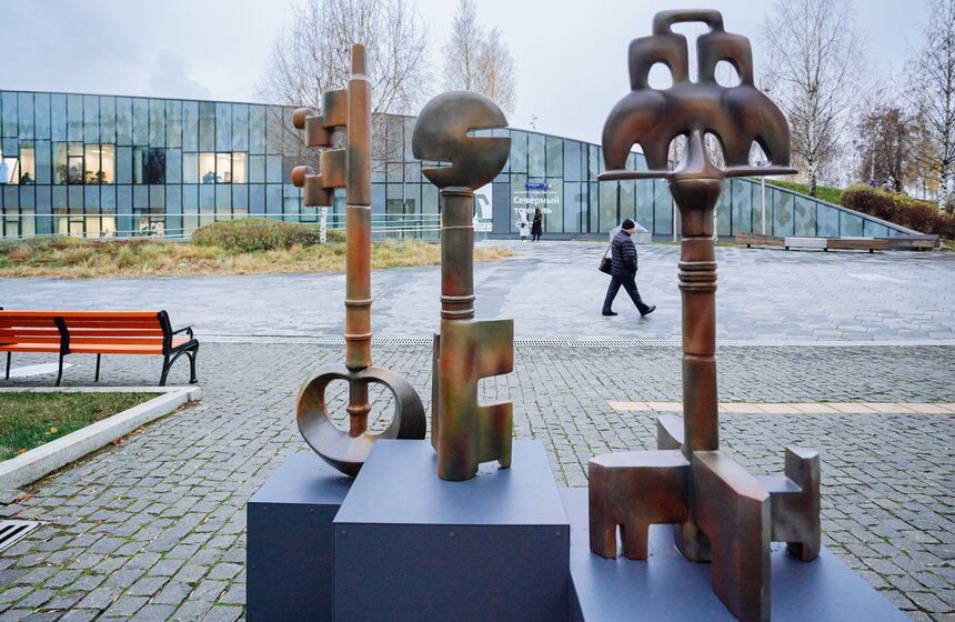 Арт-объект "Энигма" представили в Москве 2 фото