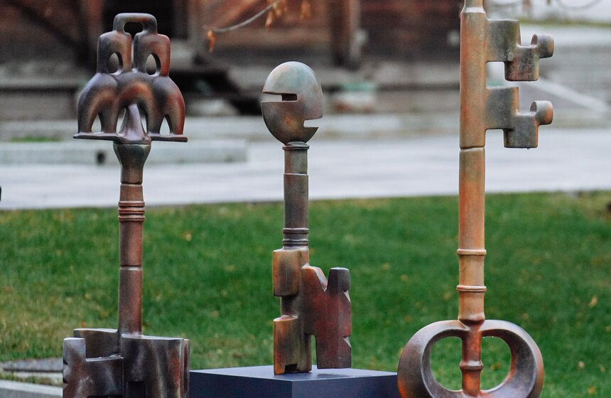 Арт-объект "Энигма" представили в Москве 8 фото