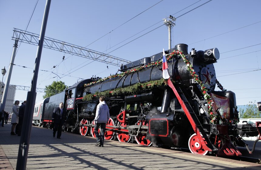 С Рижского вокзала 9 мая отправился "Поезд Победы" 5 фото