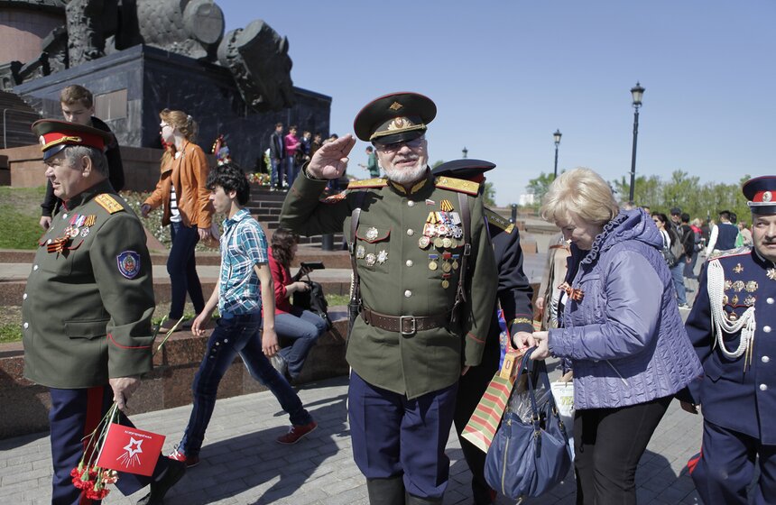 В День Победы на Поклонной горе прошел конный парад 2 фото