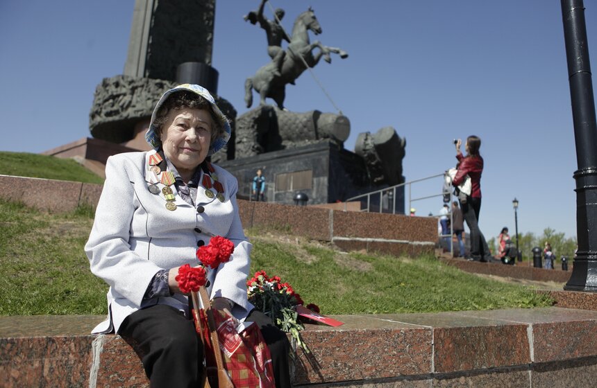 В День Победы на Поклонной горе прошел конный парад 3 фото