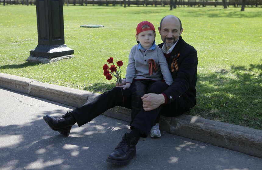 В День Победы на Поклонной горе прошел конный парад 8 фото