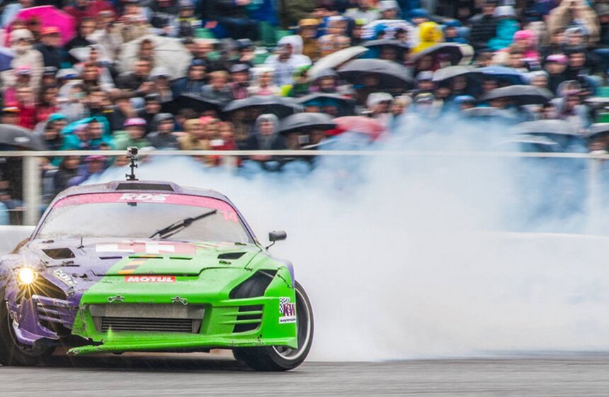 В столице прошло открытие автосезона Russian Drift Series 2014 21 фото