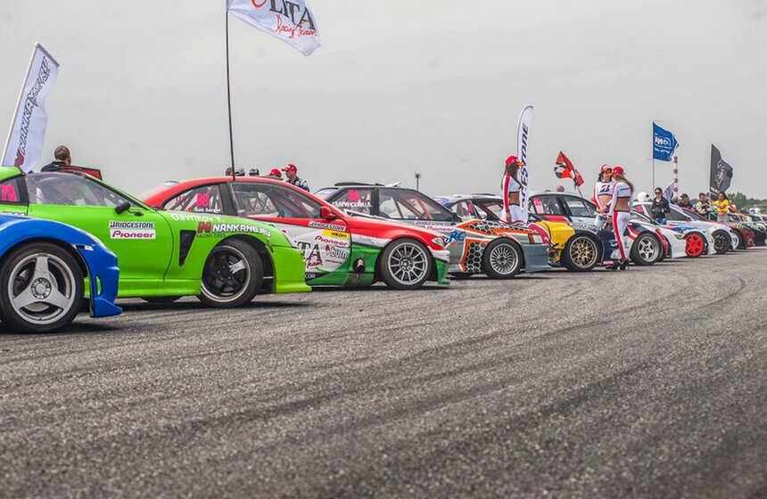В столице прошло открытие автосезона Russian Drift Series 2014 1 фото