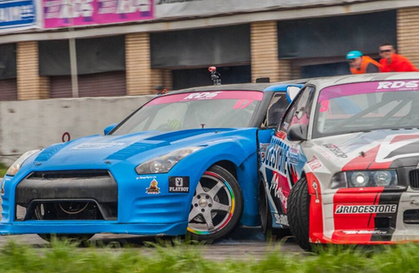 В столице прошло открытие автосезона Russian Drift Series 2014 4 фото