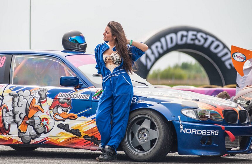 В столице прошло открытие автосезона Russian Drift Series 2014 7 фото