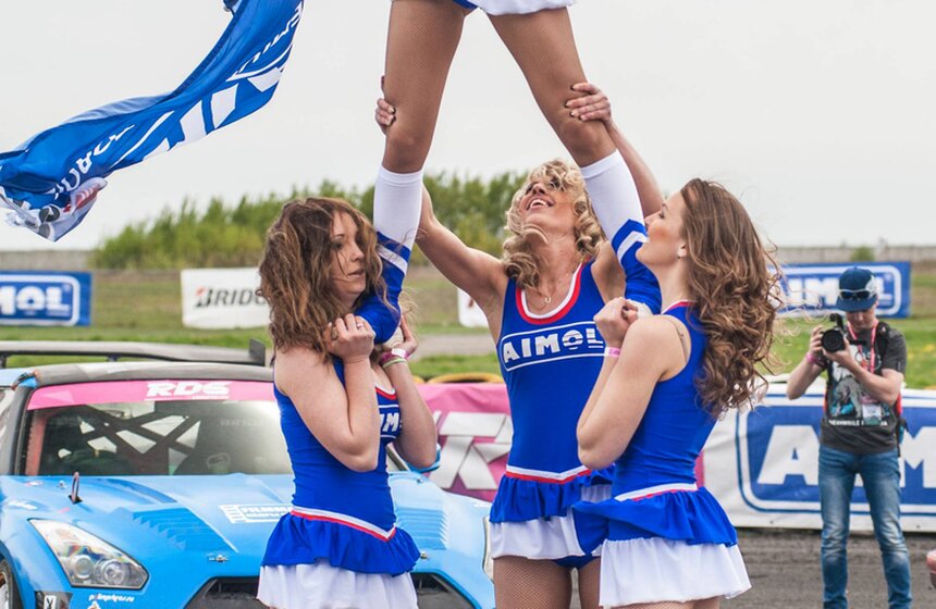 В столице прошло открытие автосезона Russian Drift Series 2014 11 фото