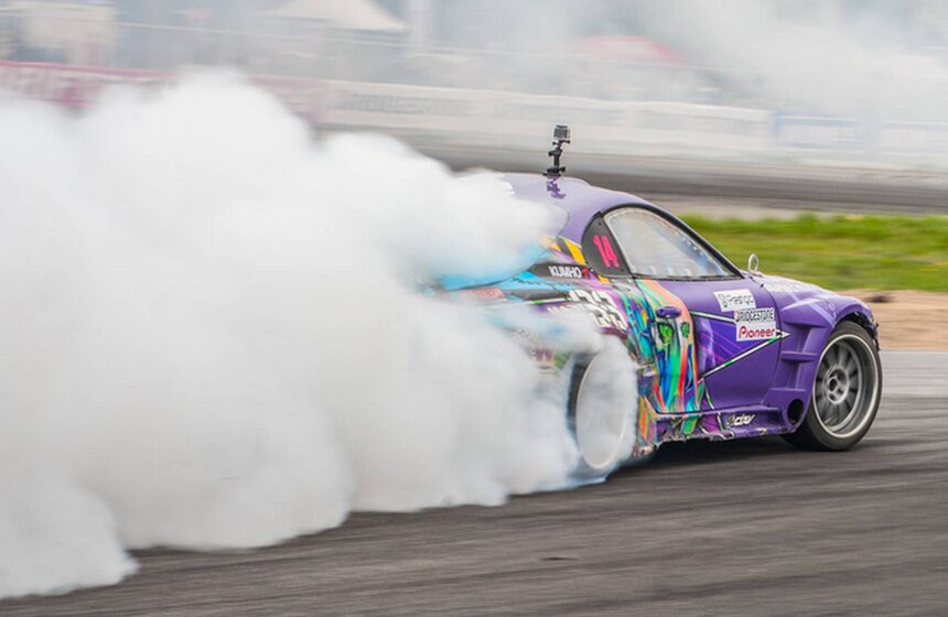 В столице прошло открытие автосезона Russian Drift Series 2014 10 фото