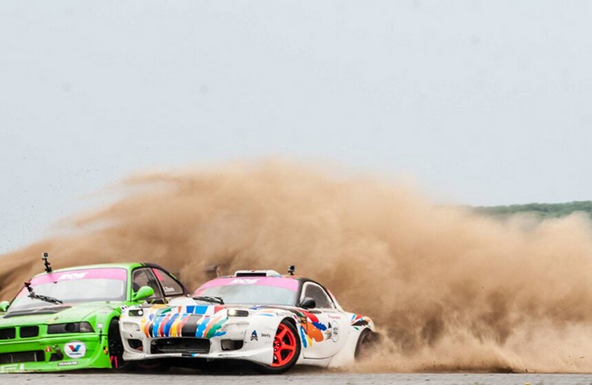 В столице прошло открытие автосезона Russian Drift Series 2014 15 фото