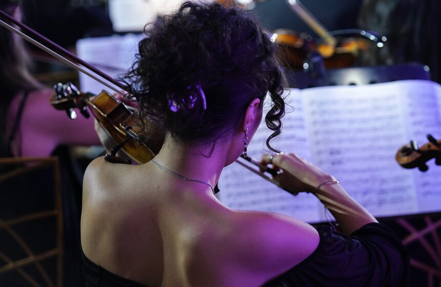 В Доме Пашкова прошел концерт при свечах в рамках "Ночи искусств" 10 фото