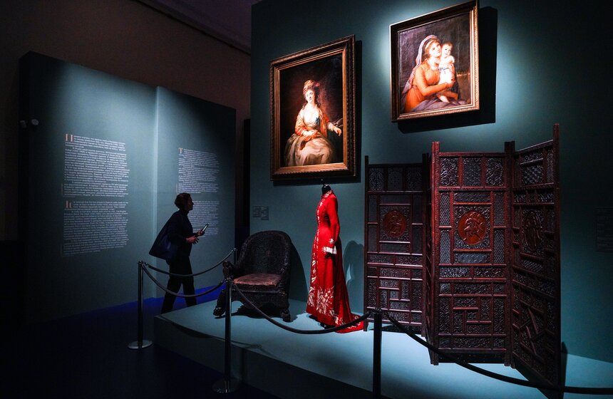 Выставка "Индия. Ткань времени" открылась в музее-заповеднике "Царицыно" 6 фото