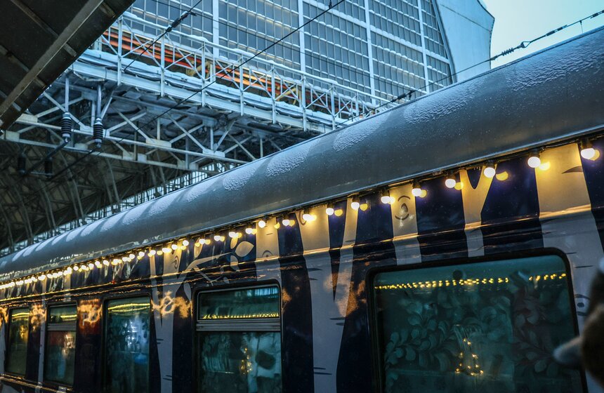 Поезд Деда Мороза завершил свою двухдневную остановку в Москве 4 фото