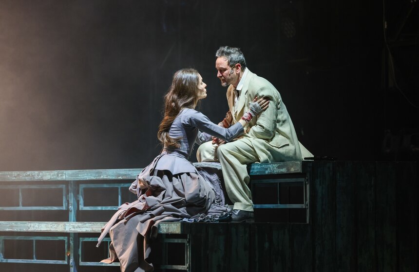 Предпремьерный показ спектакля "Опус 48. Островский" состоялся в Театре на Таганке 27 фото