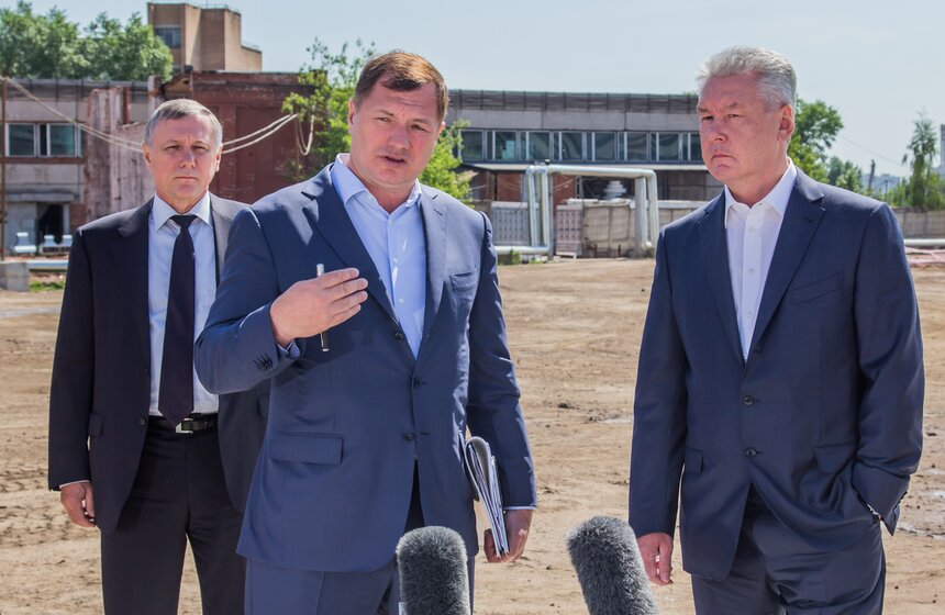 Сергей Собянин посетил территорию бывшего завода ЗИЛ 8 фото
