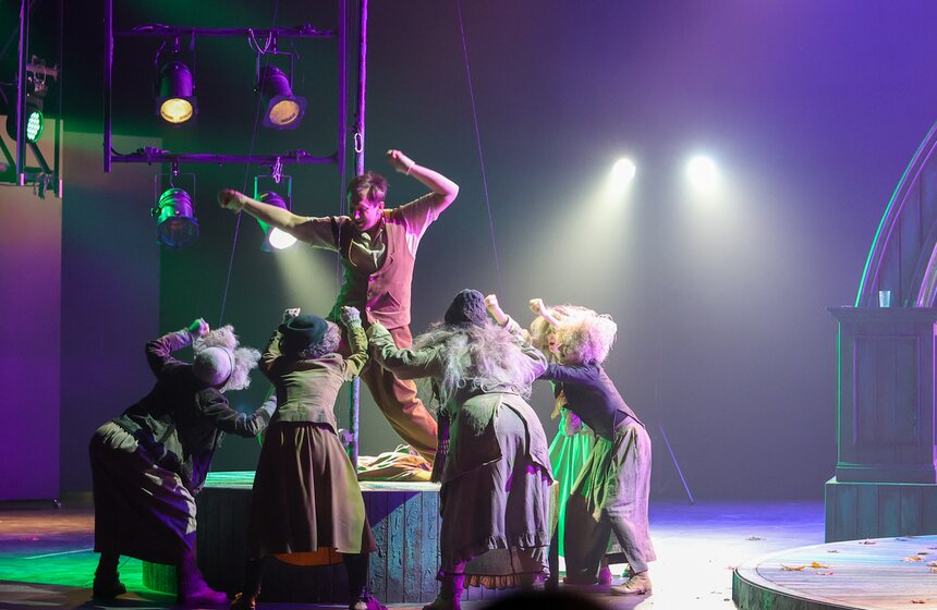 Предпремьерный показ спектакля "Опус 48. Островский" состоялся в Театре на Таганке 17 фото