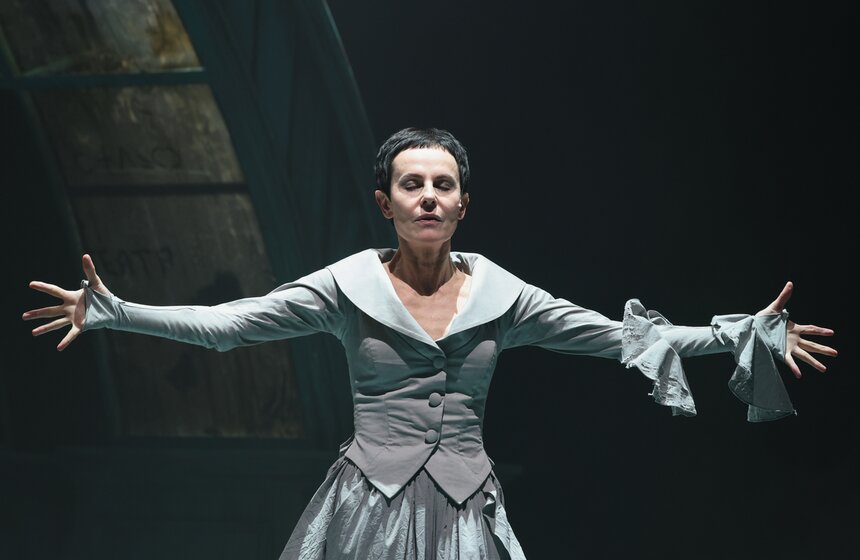 Предпремьерный показ спектакля "Опус 48. Островский" состоялся в Театре на Таганке 9 фото