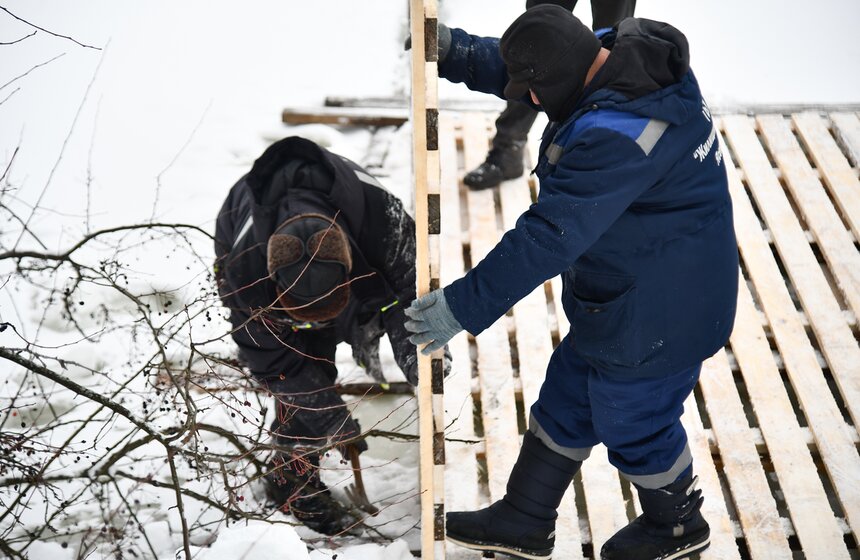 В Москве оборудовали купели к Крещению 14 фото