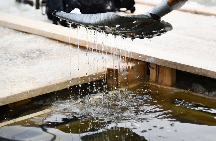 В Москве оборудовали купели к Крещению 23 фото