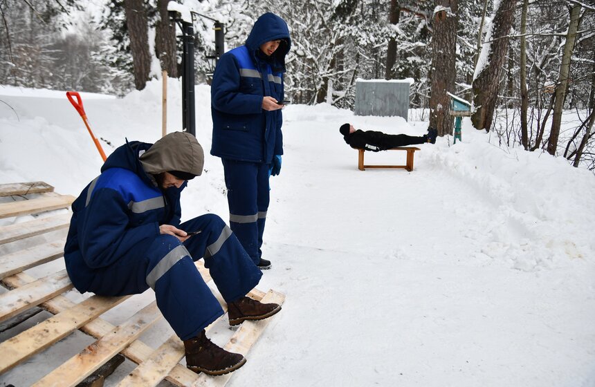 В Москве оборудовали купели к Крещению 12 фото