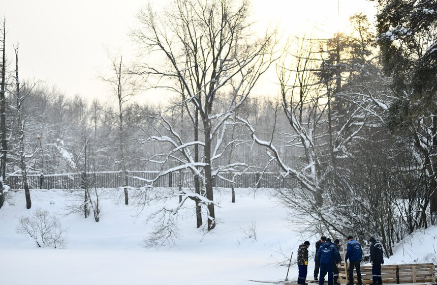 В Москве оборудовали купели к Крещению 26 фото