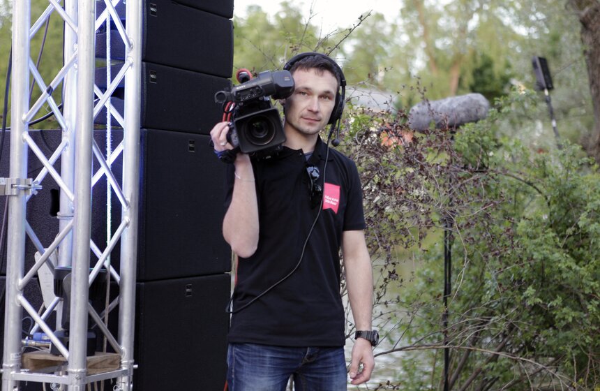 В Парке Горького открылась летняя студия "Москвы 24" 4 фото