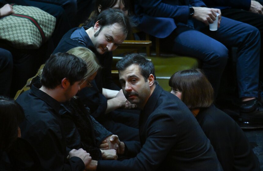 Прощание с актером Игорем Золотовицким состоялось в театре МХТ имени Чехова 24 фото