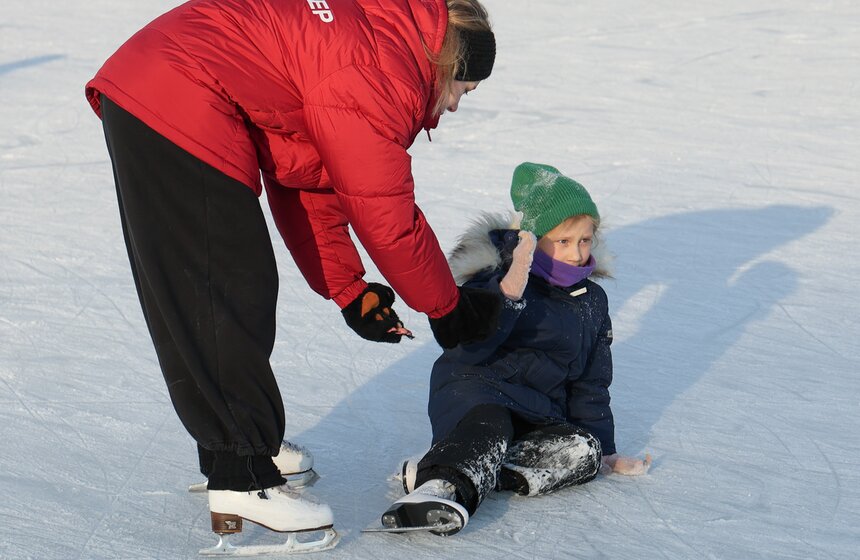Фигуристка Анна Щербакова провела мастер-класс в "Лужниках" 18 фото