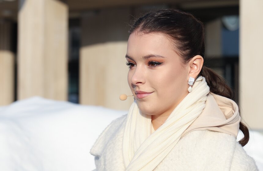 Фигуристка Анна Щербакова провела мастер-класс в "Лужниках" 8 фото