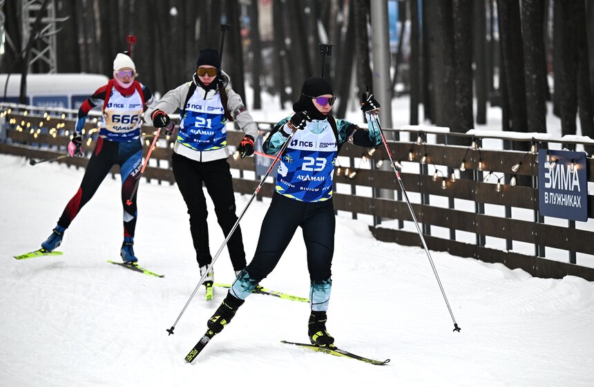 Кубок по любительскому биатлону Pioner Cup состоялся в "Лужниках" 14 фото