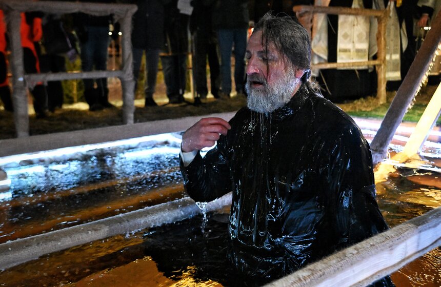 Крещенские купания прошли в Москве 5 фото