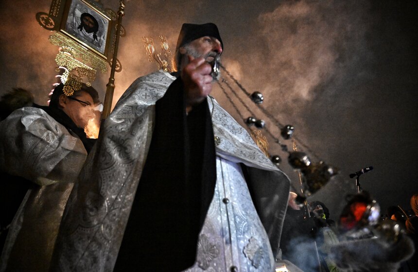 Крещенские купания прошли в Москве 1 фото