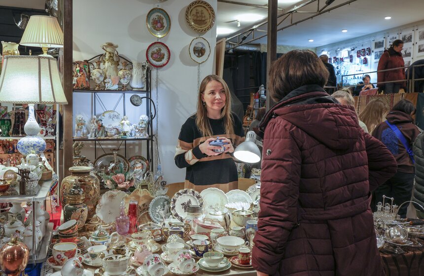 82-й Антикварный маркет "Блошинка" состоялся в Москве 19 фото