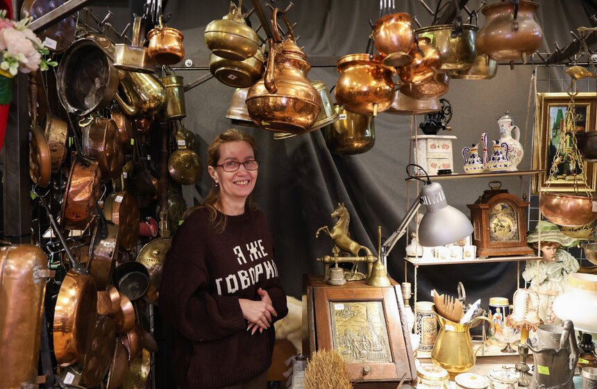 82-й Антикварный маркет "Блошинка" состоялся в Москве 22 фото