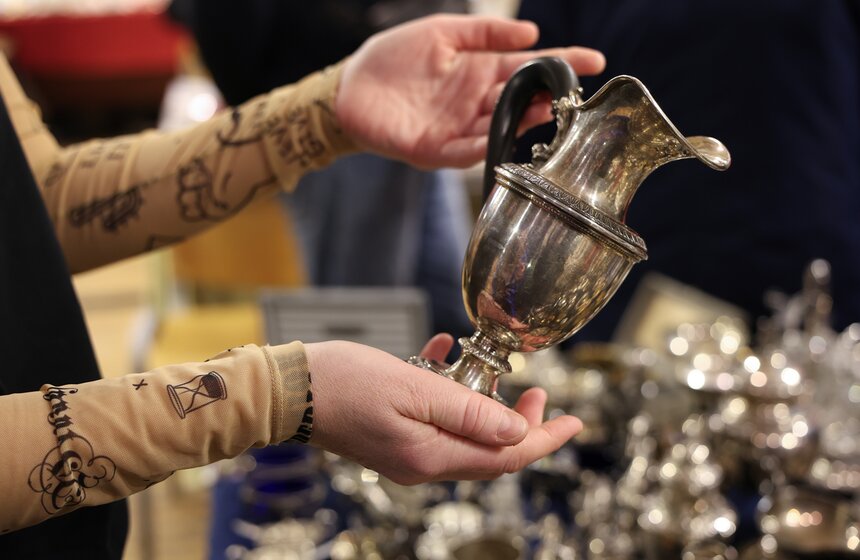 82-й Антикварный маркет "Блошинка" состоялся в Москве 15 фото