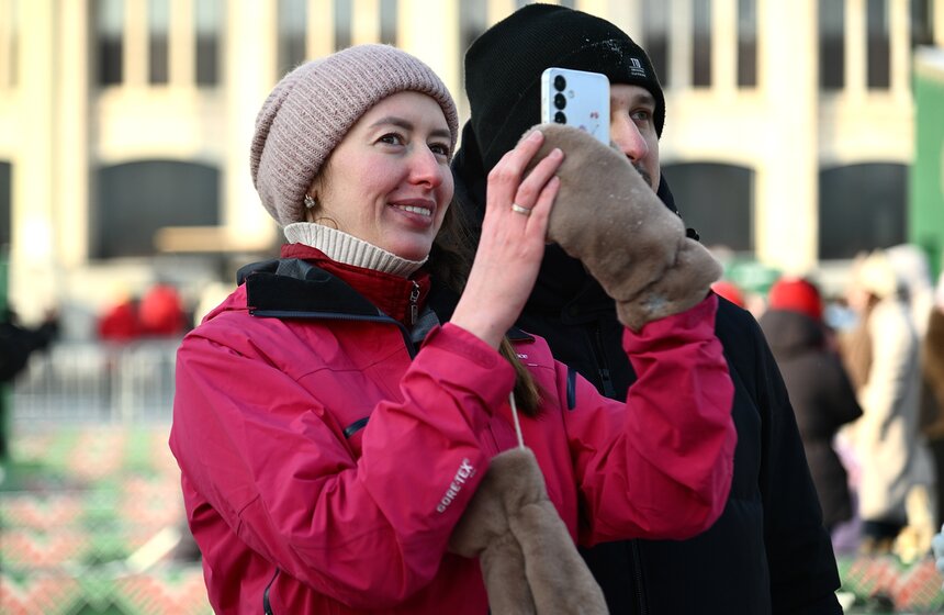 Праздник "Зимний день московского спорта" прошел в "Лужниках" 7 фото