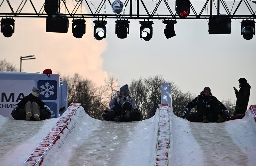 Праздник "Зимний день московского спорта" прошел в "Лужниках" 27 фото