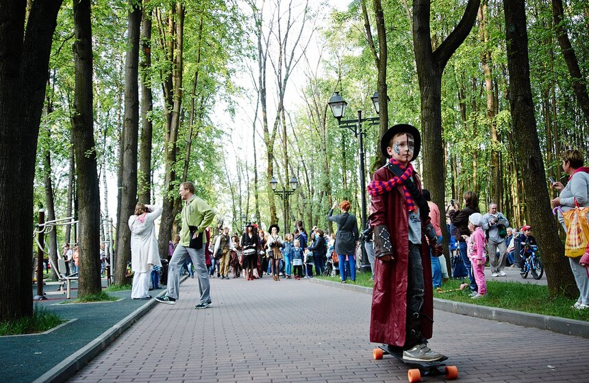 Бабушкинский парк превратили в Steampark 14 фото