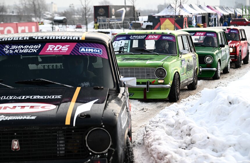 Второй этап "Зимнего Кубка РДС" по дрифту состоялся в Москве 5 фото