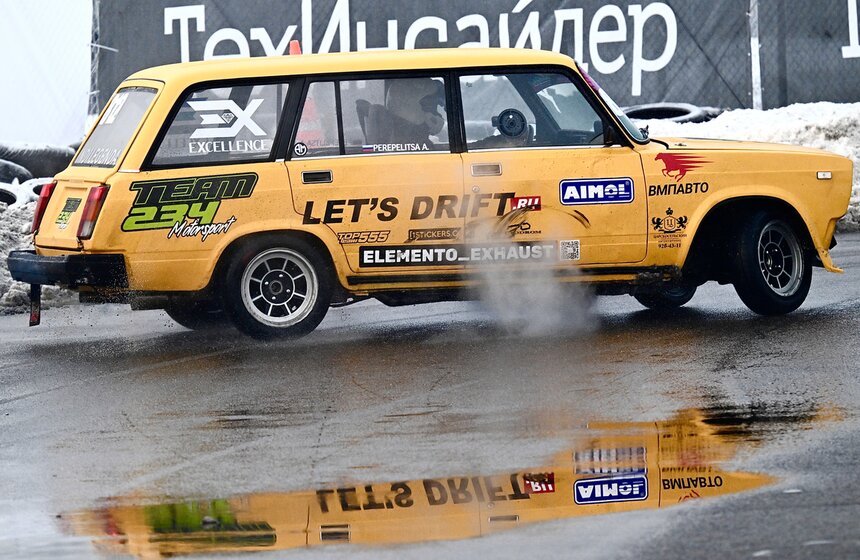 Второй этап "Зимнего Кубка РДС" по дрифту состоялся в Москве 18 фото