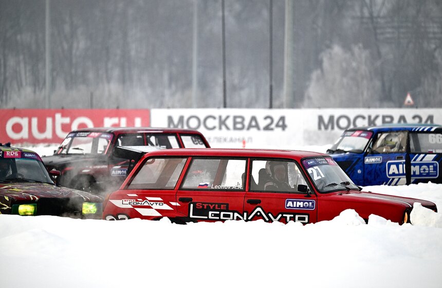 Второй этап "Зимнего Кубка РДС" по дрифту состоялся в Москве 14 фото