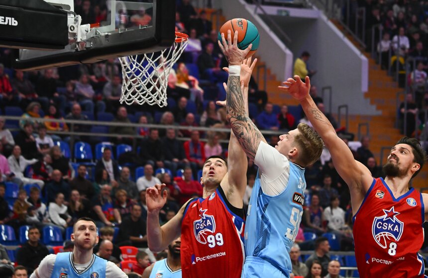 ЦСКА победил "Зенит" в матче по баскетболу Единой лиги ВТБ 7 фото
