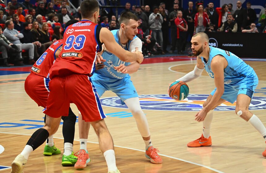ЦСКА победил "Зенит" в матче по баскетболу Единой лиги ВТБ 10 фото