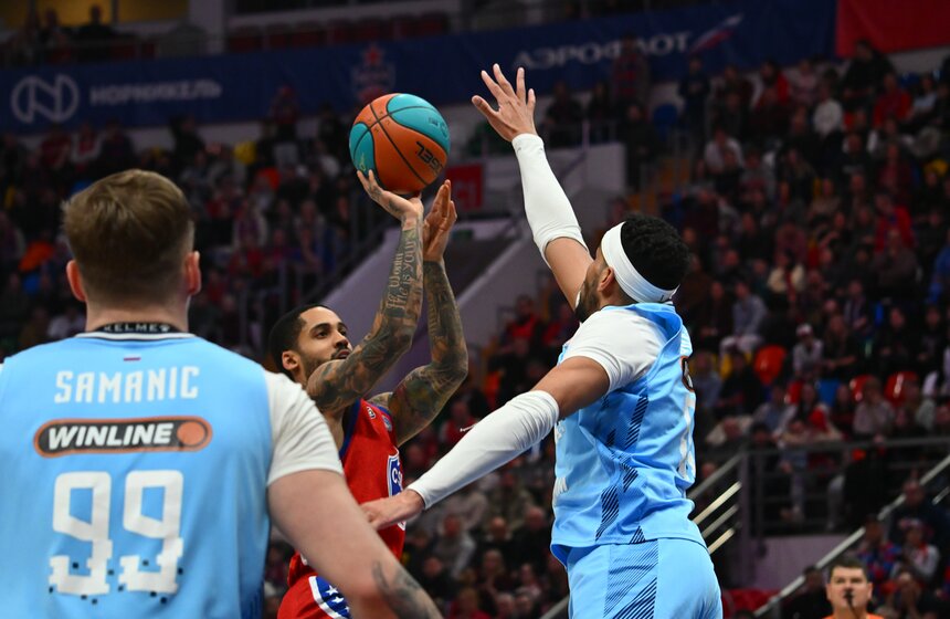 ЦСКА победил "Зенит" в матче по баскетболу Единой лиги ВТБ 23 фото